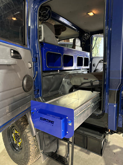 Isuzu NPS - Rear under seat drawers