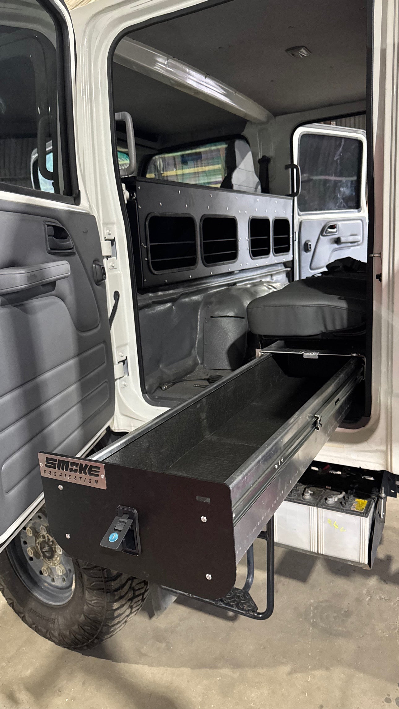 Isuzu NPS Underseat Safe Stow